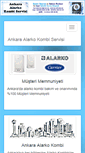 Mobile Screenshot of ankaraalarkokombiservisi.com